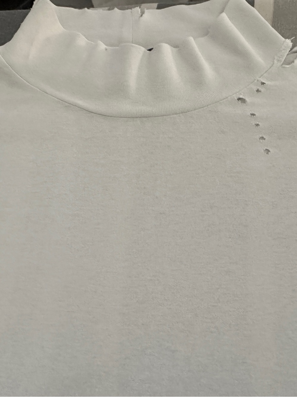 Our Legacy Distressed Artist Mock Neck T shirt/long sleeve  size 52 mens